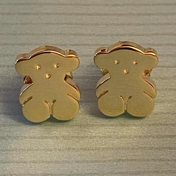 Tous baby bear earrings vermeil gold - Picture 7 of 10